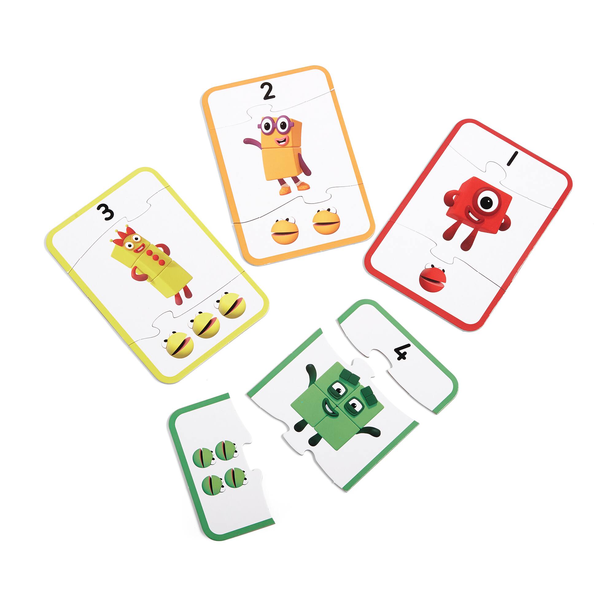 hand2mind Numberblocks® Simple Cut Counting Puzzle Set